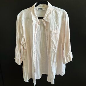 Women's light pink Button Down Shirt